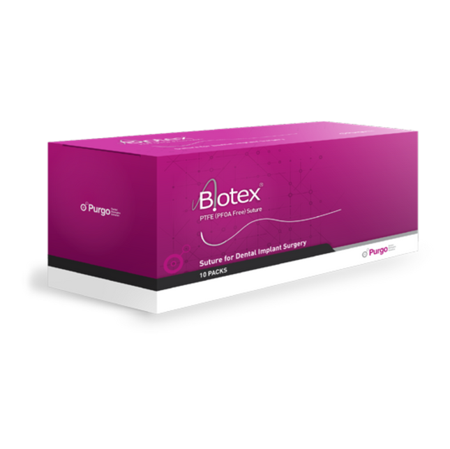 Citagenix - Sutures PTFE - Biotex Suture USP 4-0, 19mm, 3/8 reversed needle, 45 cm