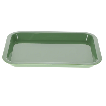 HSB - Set-up Tray Flat Size F - Neon Green, Plastic, 9-5/8" X 6-5/8" X 7/8" - (Equiv 300FMS-4)