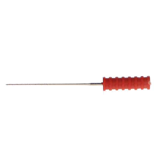Barbed Broaches, 21 mm, # 3, Sterile, X-Fine, Red, 10/Pk, 400623