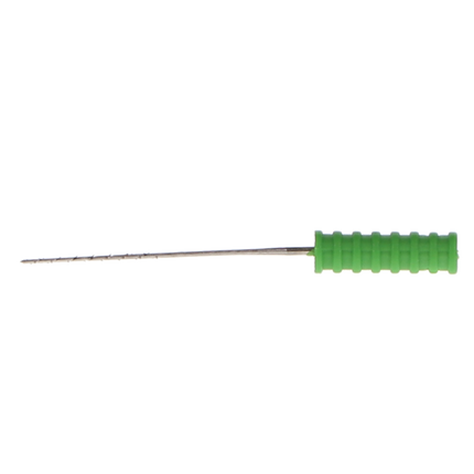 Barbed Broaches, 21 mm, # 5, Sterile, Medium, Green, 10/Pk, 400625
