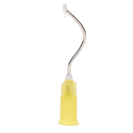 HSB - Infusor Tips, 100/pk, Pre-bent, 19 gage, Universal Luer Lock Style Hub with Padded Brush End