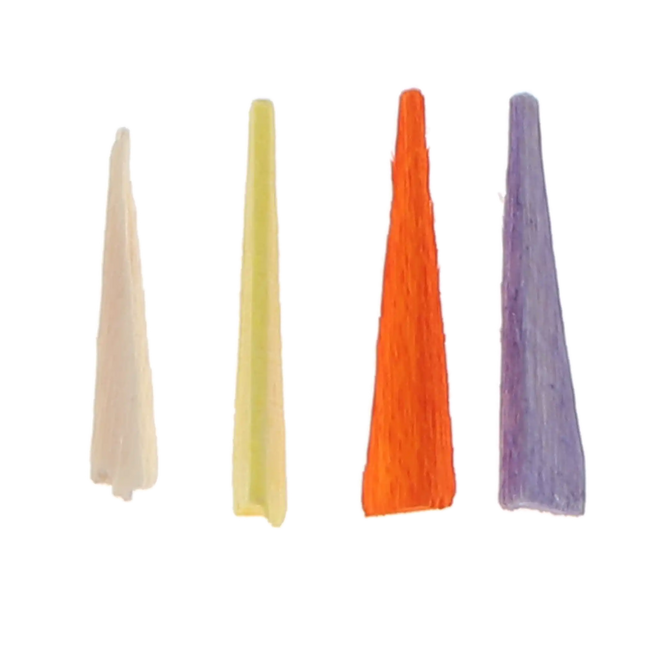 HSB - Wooden Wedges Assorted, Colored. 100/Pk (Equiv WaterPik #061205-000)