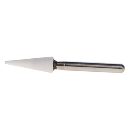 HSB - CN1 FG White Mounted Stone, 12/Pk. Pointed cone/christmas tree (equiv Shofu 0241)