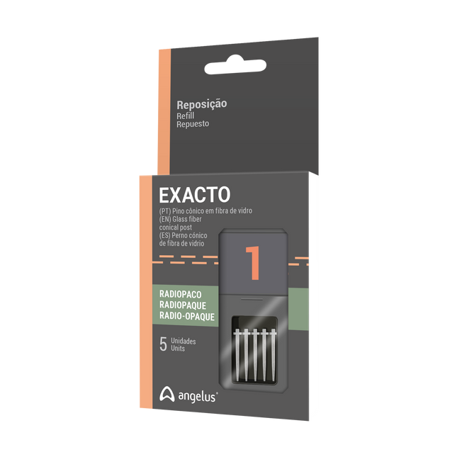Angelus - Exacto Translucent Posts Refill #1. 5 posts