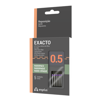 Angelus - Exacto Translucent Posts refill #0.5. 5 Posts