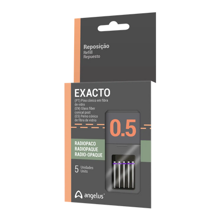 Angelus - Exacto Translucent posts refill #0.5. 5 posts