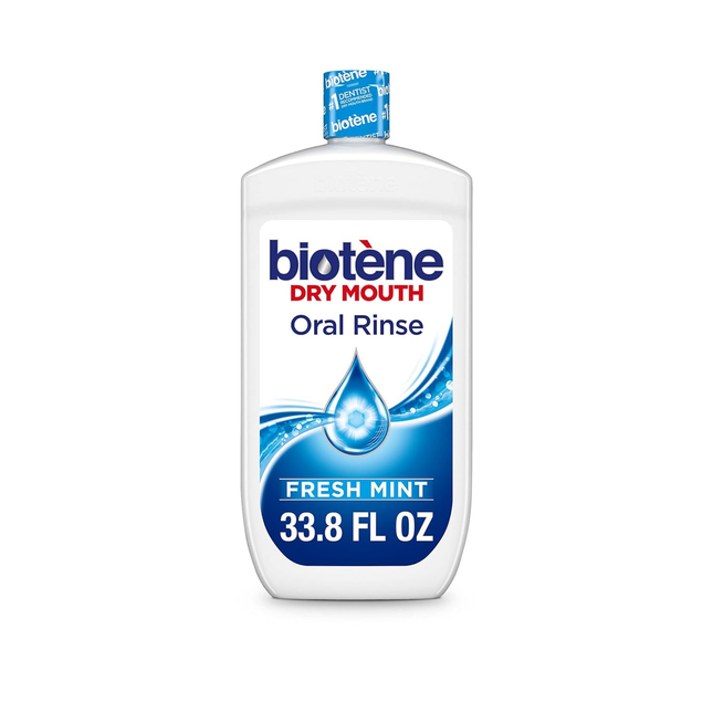 Biot?ne Dry Mouth Oral Rinse, Mint, 33.8 oz. bottle, 4/cs