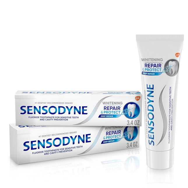 Sensodyne? Repair & Protect Whitening Toothpaste, 3.4 oz. tube, 12/cs.