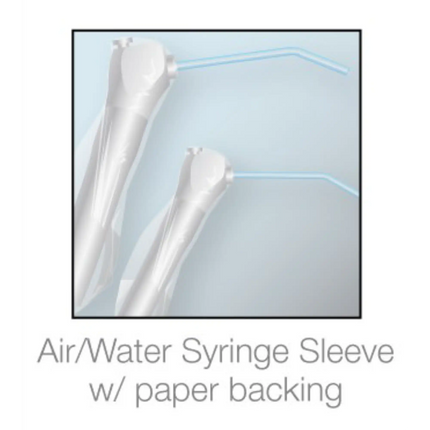 Pac-Dent - 2.5" x 10" Clear Air/Water Syringe Sleeve with Pre-Cut Opening 500/Bx