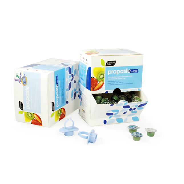 Pac-Dent - ProPaste Medium Grit Assorted Flavored Prophy Paste with Fluoride 200/Bx