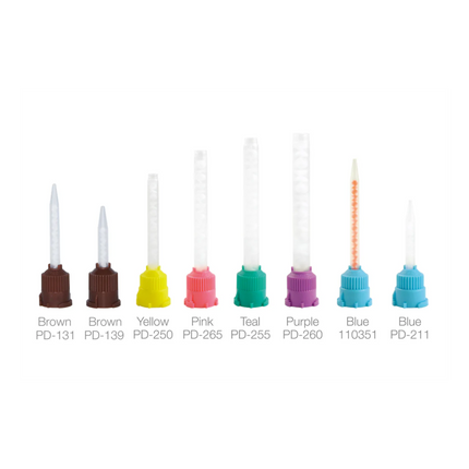 C&B Prompt Blue Mixing Tips for Temporary Crown and Bridge Material, Package