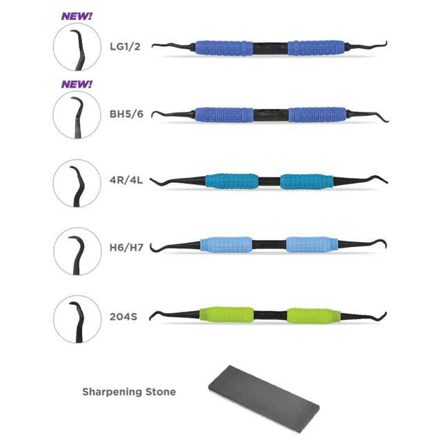Pac-Dent - ImplaKlean Implant Scaler - 1/2 Langer, 3/Pk