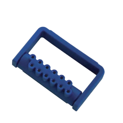 Pac-Dent - Bur Bocks, Plastic Bur Caddy, 12-Hole, FG, Navy Blue
