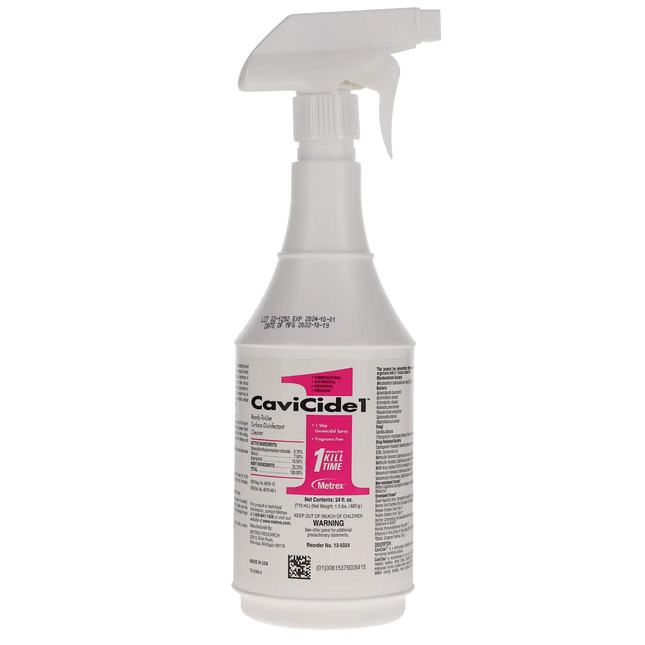 CaviCide 1 Spray Disinfectant Fragrance Free 24 oz 24oz/Bt