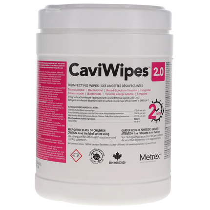 CaviWipes 2.0 Large 160/Can