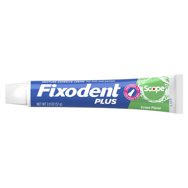 P&G - Fixodent Plus Scope Denture Adhesive 2oz Tube 24/Case (replaces PROC-80362547).