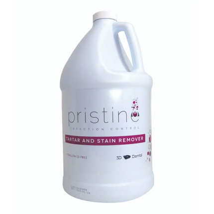 3D - Pristine Tartar & Stain Remover 1 Gallon. Ready To Use Formula. Great For Dentures Bridges