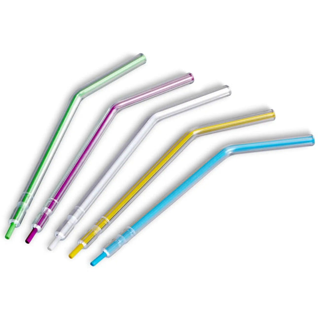 Mark3 - Multicolored Plastic Air Water syr Tips 1500/pack Easy To Use-No Adapter Needed. Quad