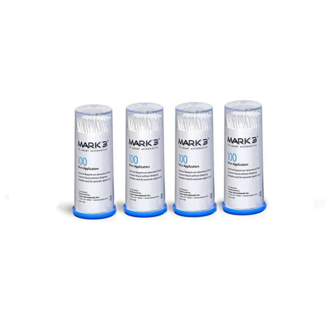 Mark3 - Disposable Micro Applicators Super Fine White 400/pack Non-Linting Non-Absorbent
