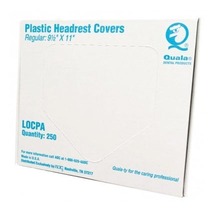 Quala Headrest Covers 9?X11 250/Bx 4Bx/Cs