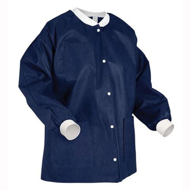ValuMax - Extrasafe Lab Coats 10Pk True Blue Small
