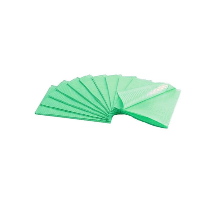 Quala - Bib 3-Ply Green 500/Cs