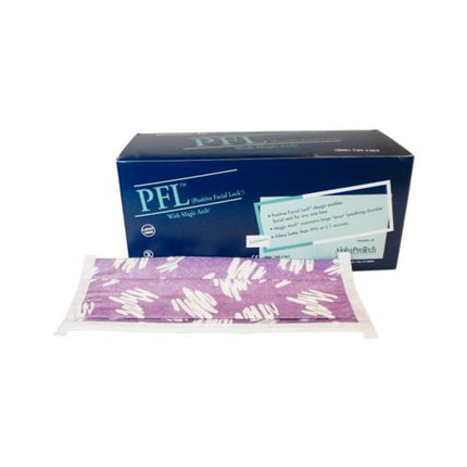 Pfl, Headband Face Mask, Purple Designer, 50/Bx