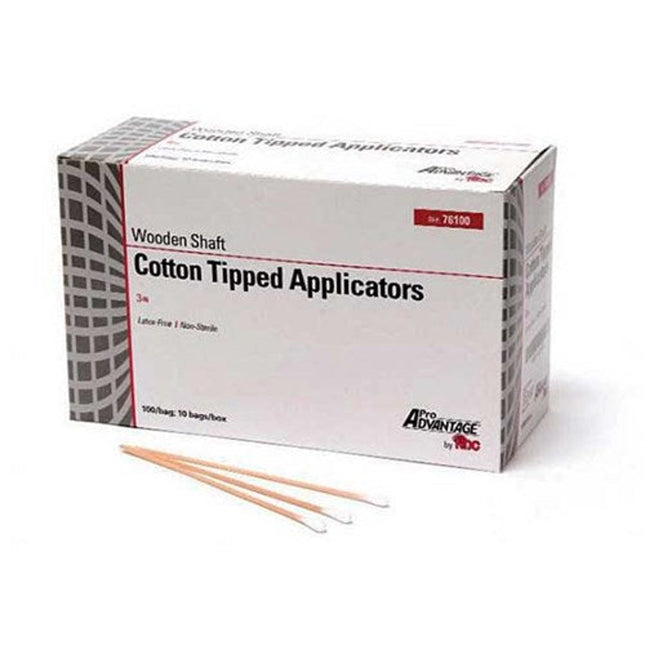 ProAdvantage - 3'' Cotton-Tipped Applicators, box of 1000