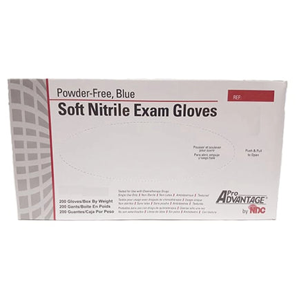 ProAdvantage - Soft Nitrile Gloves, Blue, X-Small, box of 200