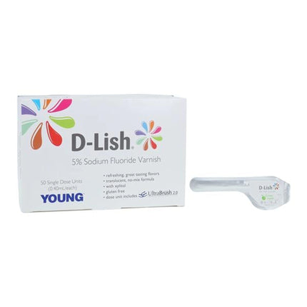 Young D-Lish 5% Varnish Green Apple 50Bx