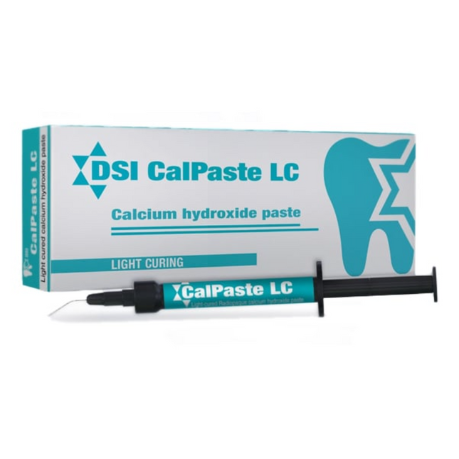 Calpaste Lc 1.5Ml 2G syr. Light-Cured Fluoride Releasing Calcium Hydroxide Paste, CALPASTELC-2G
