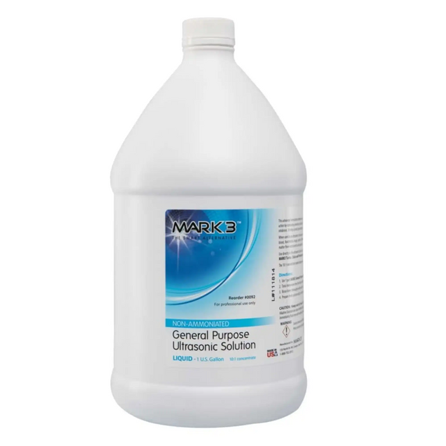 Mark3 General Purpose Ultrasonic Solution Liquid 1 Gallon 10:1 Concentrate. Non Ammoniated