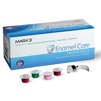 Mark3 Enamel Care Medium Grit Prophy Paste Assorted With Tcp 200/box