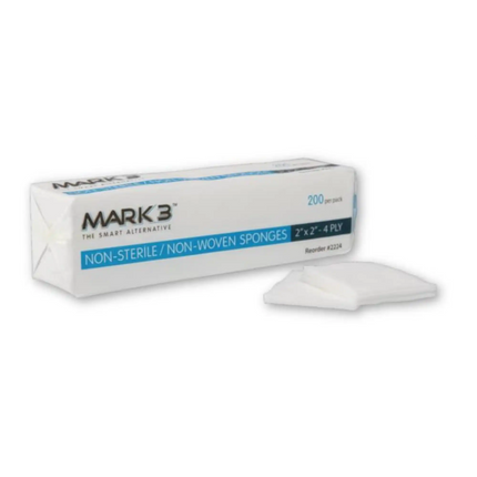 Mark3 - Sponges Non Woven Non Sterile 2" x 2" 4Ply 5000/cs.