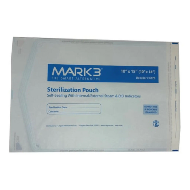 Mark3 - Self Seal 10" x 15" (10" x 14") Sterilization Pouches 200/bx.