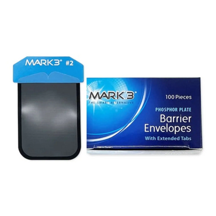 Mark3 Psp Phosphor Plate Barrier Envelopes Size #2 31X41Mm 100/pack Quick Tear-Off Opening