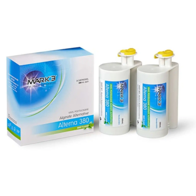Mark3 - Alterna 380 Alginate Alternative Fast Set Mint 380ml. Tube 2/bx.