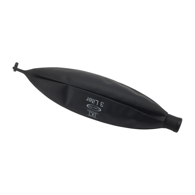 Breathing Bag 3 Liter Black 1/pack Slip On Style Reservoir Bag. 7/8" I.d. Latex Free International, 2504
