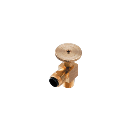 DCI - 1/4" Poly X 1/8" Mpt Right Angle Needle Valve