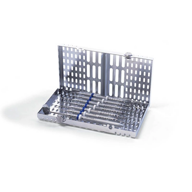 Hu-Friedy - Signature Series Space Saver Seven Cassette, Blue