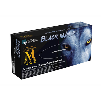 Ihc Black Wolf Latex Medium 100/Bx