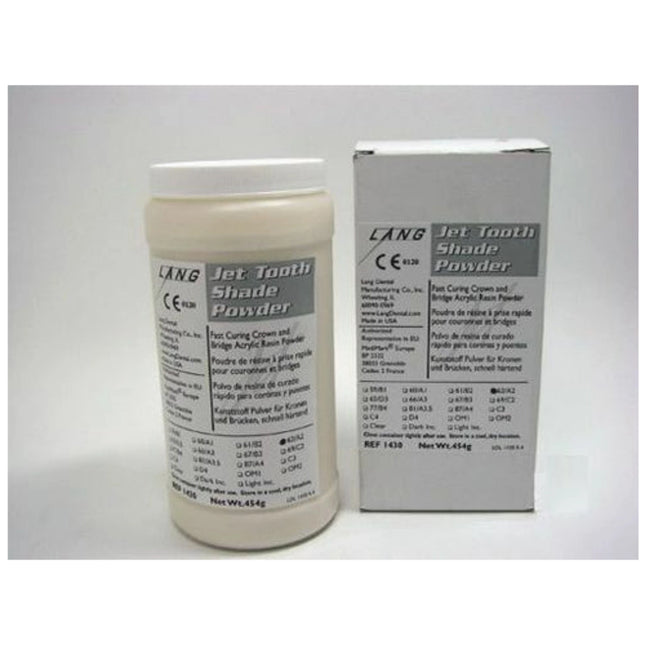 Lang - Jet Tooth Shade #62/A2 Drum Of Powder Only, 5 Lb