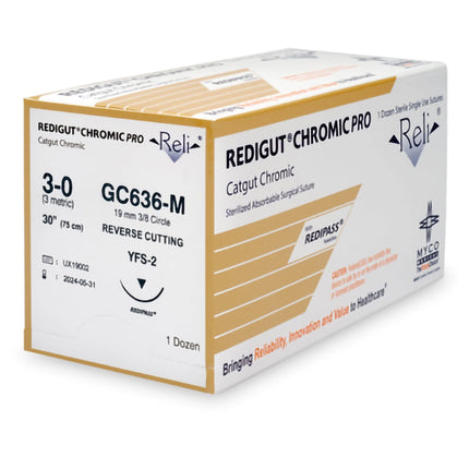 Myco Medical - Reli Redigt Chr 3-0 Mfs-2  27' 12/Box