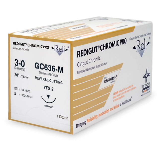 Myco Medical - Reli Redigt Chr 3-0 Mfs-2  27' 12/Box