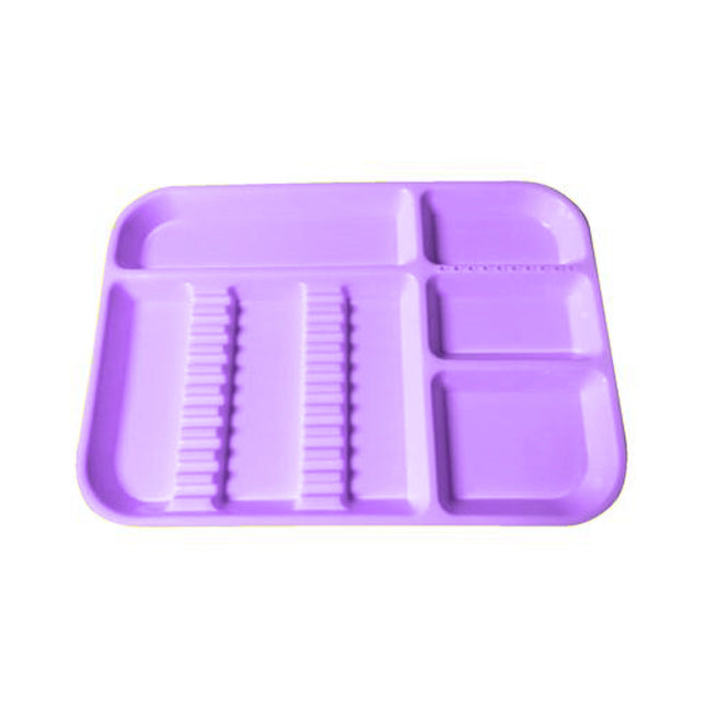 Plasdent - Divided Tray Size B Neon Purple