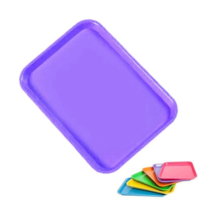 Plasdent - Flat Tray Size B Neon Purple