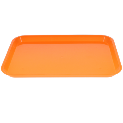 Plasdent - Flat Tray Size B Neon Tangerine **Discontinued see PLA-300BFS-12