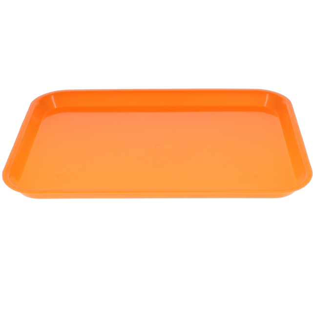 Plasdent - Flat Tray Size B Neon Tangerine **Discontinued see PLA-300BFS-12