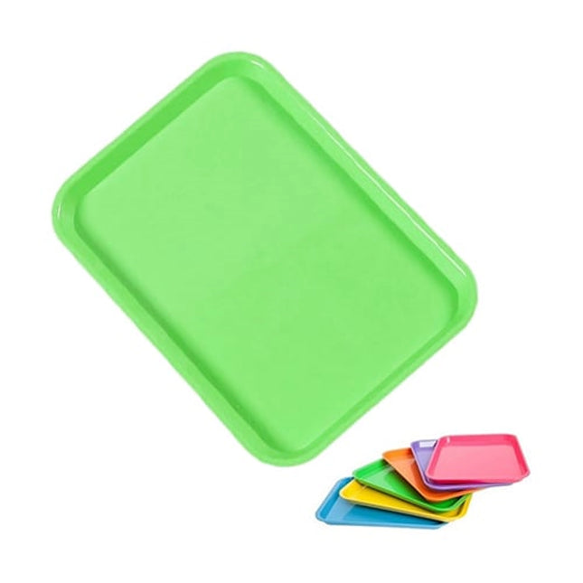 Plasdent - Flat Tray Size B Neon Green **Discontinued see PLA-300BFS-4