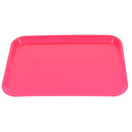 Plasdent - Flat Tray Size B Neon Pink **Discontinued see PLA-300BFS-6
